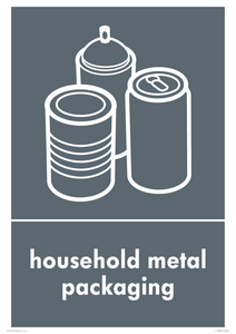 Recycling - household metal packaging